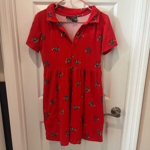 Disney Red Stitch Dress